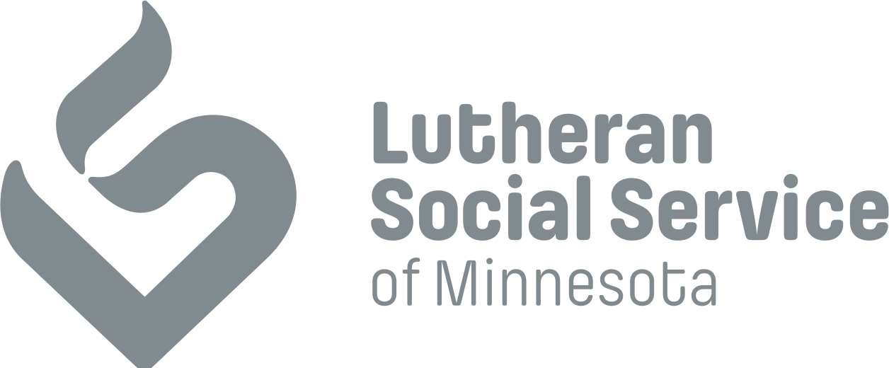 Lutheran Social Service of Minnesota monochrome logo